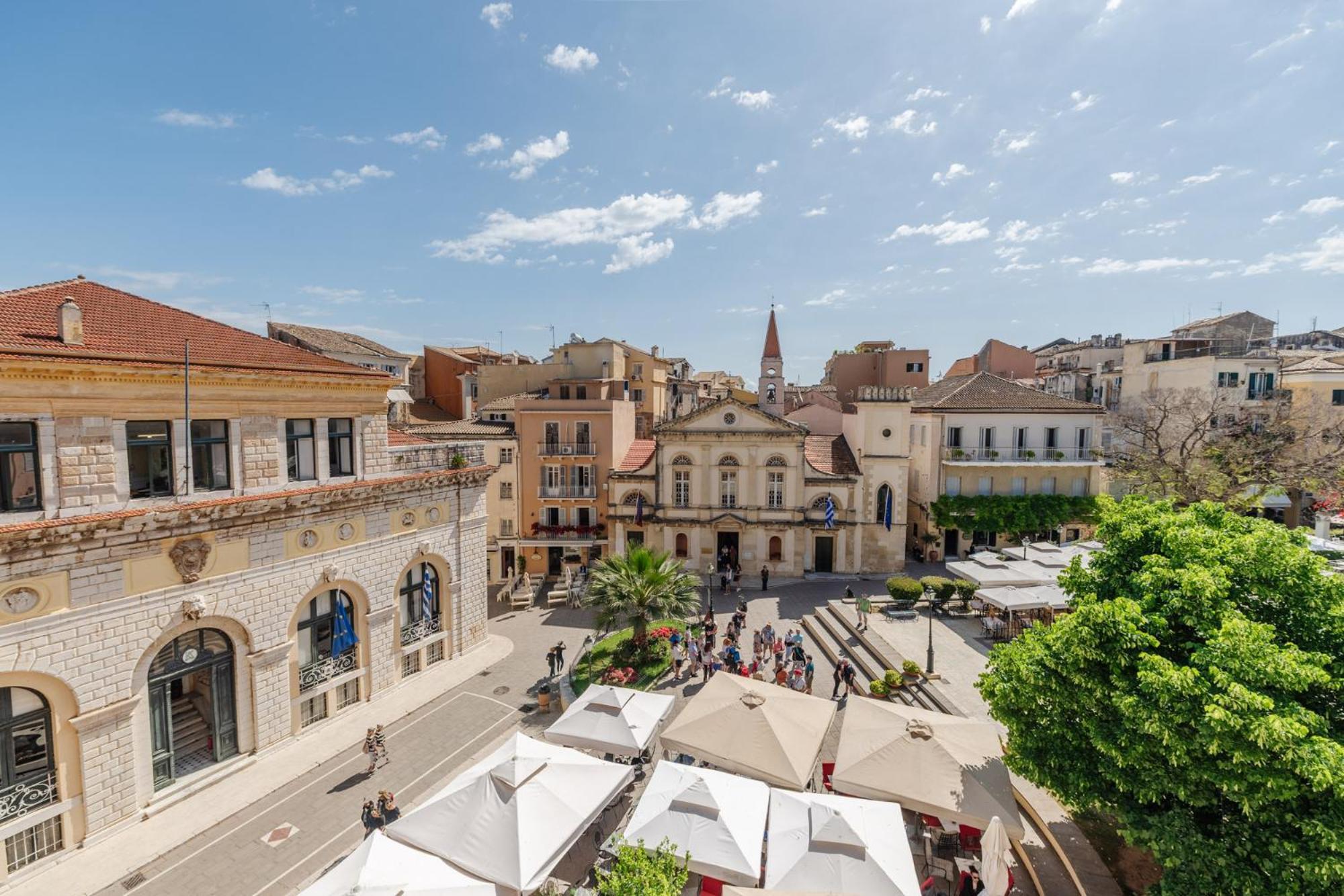 "San Giacomo Square Apt." In The Heart Of Old Town Corfu  Екстер'єр фото